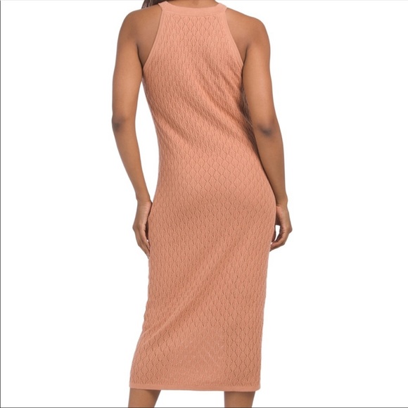 House of Harlow 1960 • Woven High Neck MIDI Dress - Picture 8 of 9